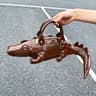 Luxury Designer Women Shoulder Bag PU Leather Funny Shape Novelty Purse 8