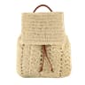 Handmade Woven Straw Backpack for Women Beach Daypack