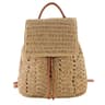 Handmade Woven Straw Backpack for Women Beach Daypack