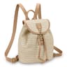Women Straw Backpack Boho Crochet Woven Summer Travel Beach Bag