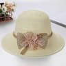 Elegant Wide Brim Straw Hat for Women Sun Protection and Beach Vacation