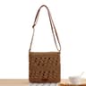 Handmade Straw Crossbody Bag for Women Summer Beach Purse