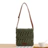 Handmade Straw Crossbody Bag for Women Summer Beach Purse
