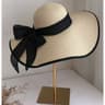 Womens Wide Brim Straw Hat for Summer Beach Vacation and Sun Protection