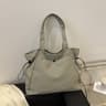 Minimalist Nylon Tote Bag Large Capacity Shoulder Purse