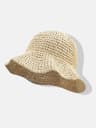 Women's Casual Straw Sun Hat for Outdoor Protection