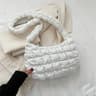 Quilted Puffer Tote and Cloud Shoulder Bag
