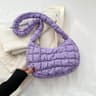 Quilted Puffer Tote and Cloud Shoulder Bag