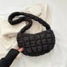 Quilted Puffer Tote and Cloud Shoulder Bag