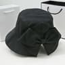Japanese Style Bow Bucket Hat For Women Wide Brim Sun Protection 5