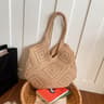 Chic Knitted Hollow Out Shoulder Bag