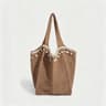 Chic Boho crochet tote bag for Women Large Capacity hollow out knitted bag