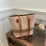 Summer Straw Beach Tote & Woven Shoulder Handbag