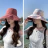Bohemian Reversible Floral Bucket Hat for Women