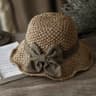 Handcrafted Straw Sun Hat Wide Brim Foldable Beach Hat For Women 5