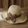 Handcrafted Straw Sun Hat Wide Brim Foldable Beach Hat For Women 6