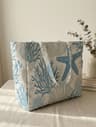 Marine Life Canvas Tote Bag