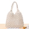 Handmade Cotton Woven beach bag and Summer Vacation Shopper