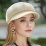 Summer Straw Beach Hat for Women Breathable Sun Protection Duck Tongue Painter Cap