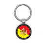 Sicilia Triskele Tree of Life Keychain