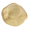 Foldable Straw Sun Hat For Women Breathable Beach Bucket Hat 8