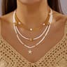 Double Layer Starfish Necklace