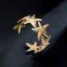 Edgy Starfish Open Cuff Bracelet for Women