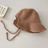 Linen Straw Regency Bonnet Hat for Women Wide Brim Beach Sun Hat