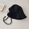 Linen Straw Regency Bonnet Hat for Women Wide Brim Beach Sun Hat