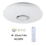 Smart RGB LED Ceiling Light with Bluetooth Speaker  Remote