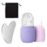 Ice Face Roller With Stainless Steel Gua Sha Board Set Face Massage Roller  Facial Massager For Lif 8
