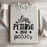 Stop Petting My Peeves Sweatshirt 0
