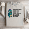 Short Cranky Woman Hated Sweatshirt 3