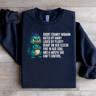 Short Cranky Woman Hated Sweatshirt 0