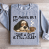 Im Awake But My Give A Sit Sweatshirt 1