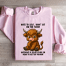Note To Self Dont Sit On The Floor Sweatshirt 3