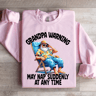 Grandpa Warning May Nap Suddenly AT Any Time Sweatshirt 3
