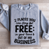 2 Places You Can Stay For Free In Your Lane Sweatshirt 2