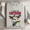 I Run On Caffeine Cows Sweatshirt 4