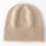 Pure Cashmere Women Hat Winter Knitted Soft Warm Lady Headgear Fashion Casual Thicken Cap Premium Q 1