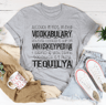 Alcohol Is Not In My Vodkabulary Tee