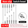 Magnetic Screwdriver Bit Set Heavy Duty Shockproof Impact Drill Bits 6