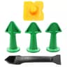 Caulking Nozzle Applicator  Silicone Remover Set Plastic Glue Shovel  Tile Finishing Tool For Floor