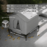 Waterproof Outdoor Winter Pet Cave Bed For Small Dogs Foldable  Washable Pet House 7