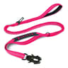 Reflective Tactical Bungee Dog Leash With Car Seatbelt For Large Dogs 4