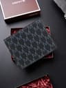 Premium Mens Vintage Clutch Wallet Gift Set Multi Function Front Pocket Wallet 5