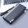 Mens PU Long Clutch Wallet Bag With Zipper Card  Coin Holder 5
