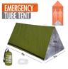 Survival Bivy Shelter Tent Kit Waterproof Mylar Thermal Blanket  Sleeping Bag For Emergency Outdoor 4