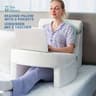 Extra Large Memory Foam Lap Desk  Reading Pillow With Arm Rests For Gaming Working And Bed Comfort