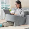 Extra Large Memory Foam Lap Desk  Reading Pillow With Arm Rests For Gaming Working And Bed Comfort